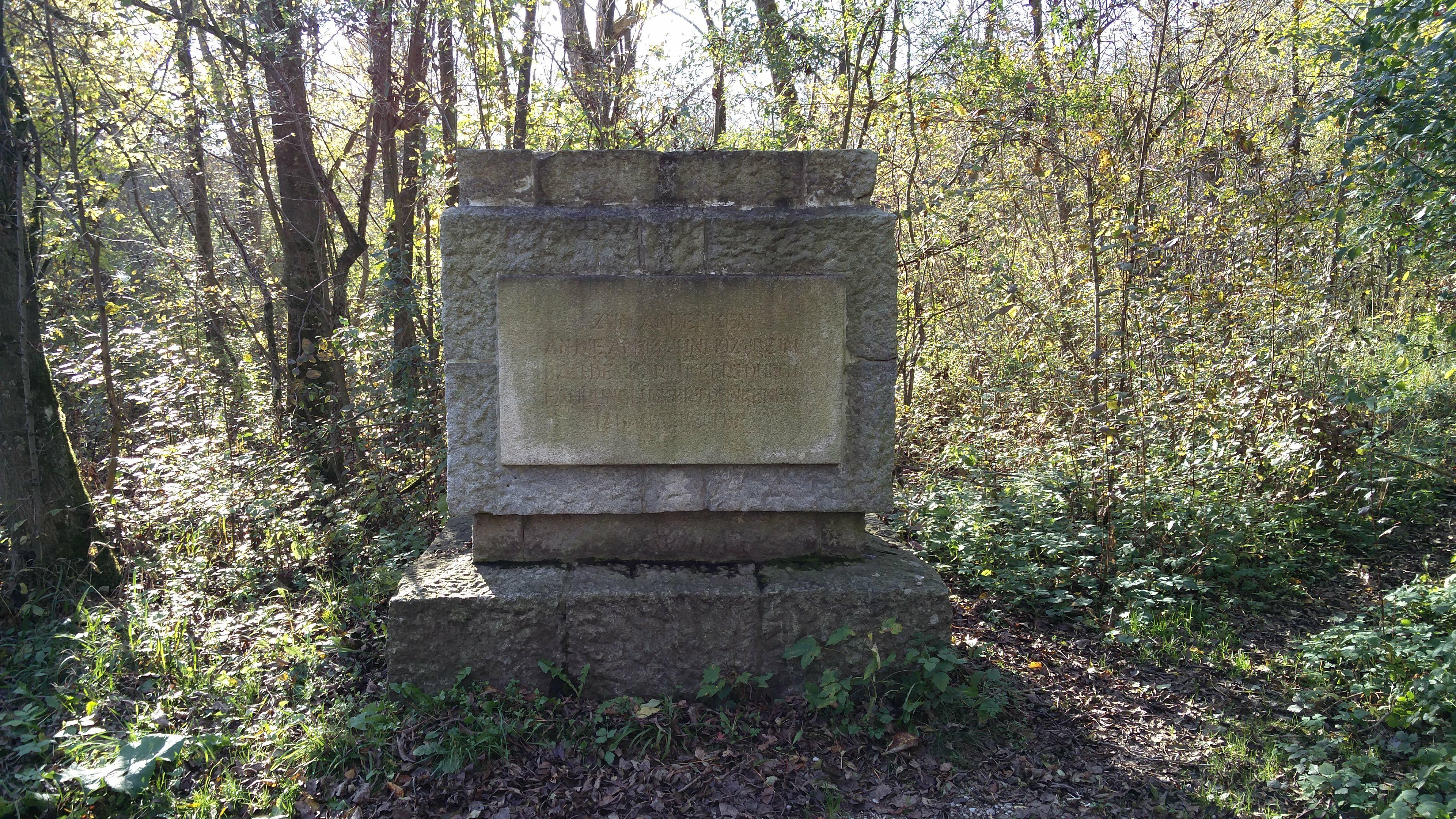 Denkmal Isarduker Ungluck