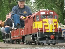 De kleine stoomtrein van Vorst