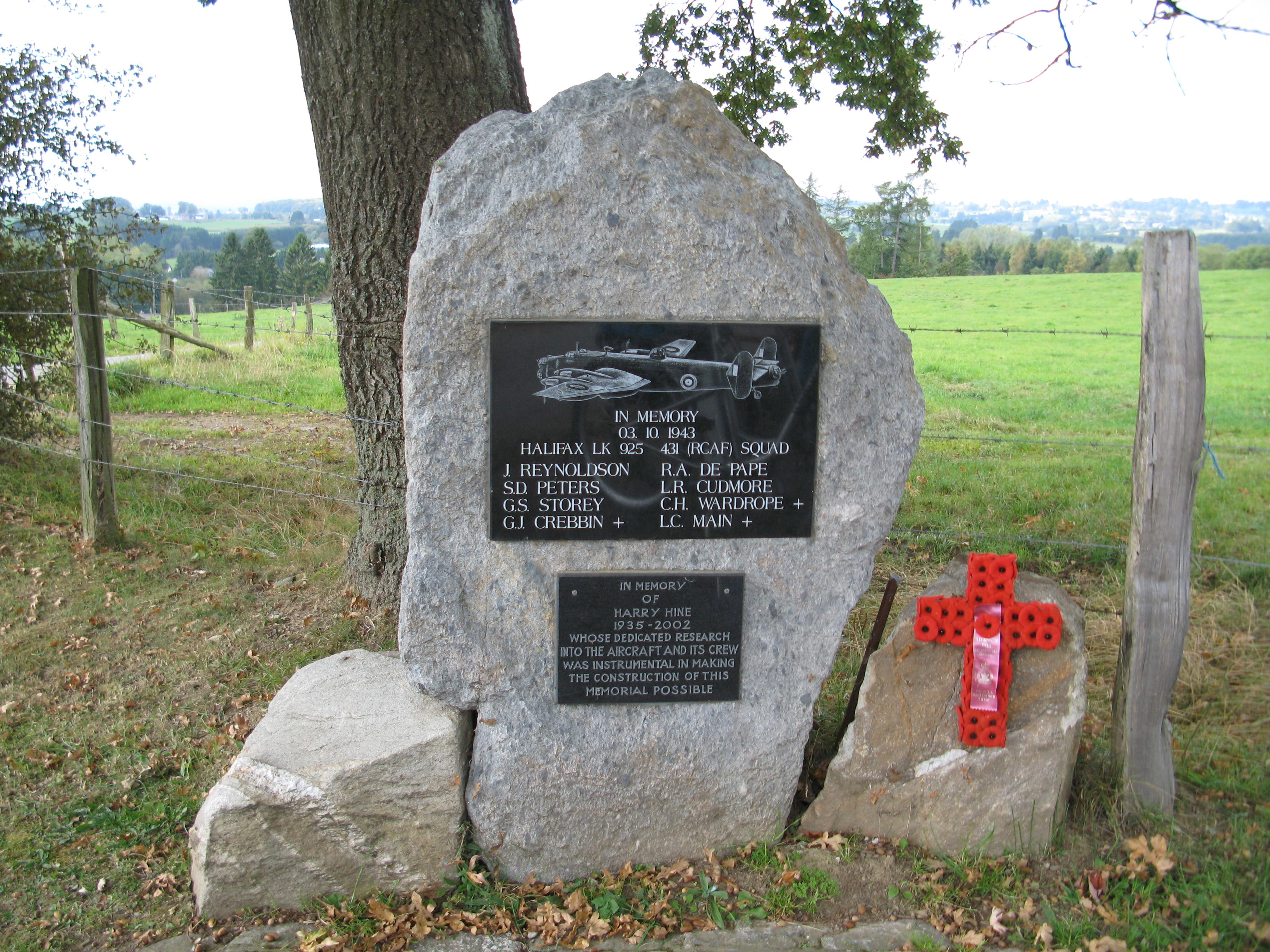 Halifaxmonument bij Neundorf