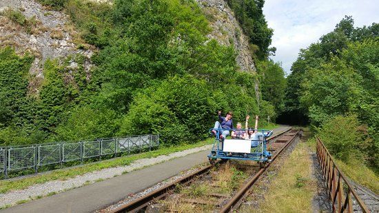 Railbikes of the Molignee