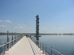 Pegelturm am Goitzschesee